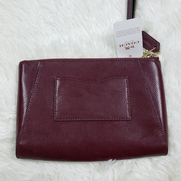 Coach Burgundy Sherry Clutch Wallet - Picture 3 of 7